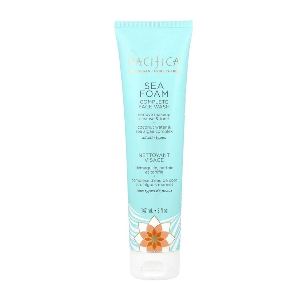 Pacifica Sea Foam  Face Wash Coconut Water Sea Algae Vegan 5oz New Sealed